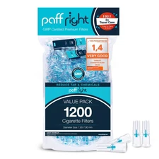 Cigarette Filters: Remove Tar & Chemicals, Reusable Tips for Regular & King Size