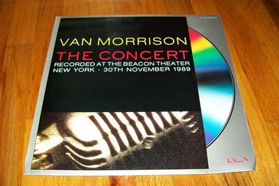 VAN MORRISON - THE CONCERT Laserdisc LD VERY GOOD CONDITION MUSIC VERY RARE!