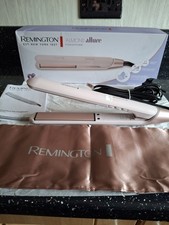 Remington Almond Allure Hair Straightners, + New unused GHD Paddle Brush.