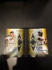 2021 Topps Diamond Icons Cal Ripken/Eddie Murray Dual Auto Diamond Relic Book /1