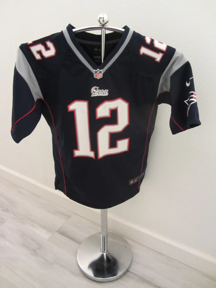 Camiseta deportiva T. Brady, #12 QB Patriots, Nike On Field, juvenil L (14-16), nueva sin etiquetas precio de venta sugerido por el fabricante 95 USD Foto 2 de 4
