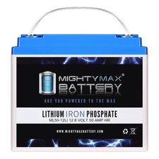 Mighty Max 12V 50Ah Lithium Battery Compatible With Eagle Picher CF-12V40FR