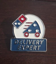 Domino's Pizza Enamel Hat Pin DELIVERY EXPERT 