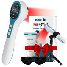 Norelie RedRevive Cold Laser Therapy Wand with Stand  Conductive Gel