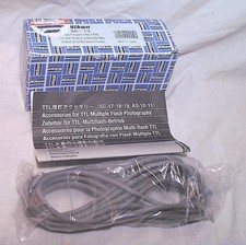 NIKON SC-19 FLASH SYNC CORD - UNUSED IN ORIGINAL BOX W/ INSTRUCTION SHEET