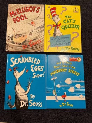 Dr. Suess Hardcover Picture Books - Bundle of 4 Out of Print Books