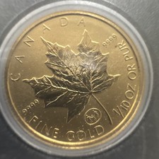 Gold 1997 Privy Family On Maple 1/10 9999 Gold 3.13 Oz 1st Ed Rare Orig Pkg