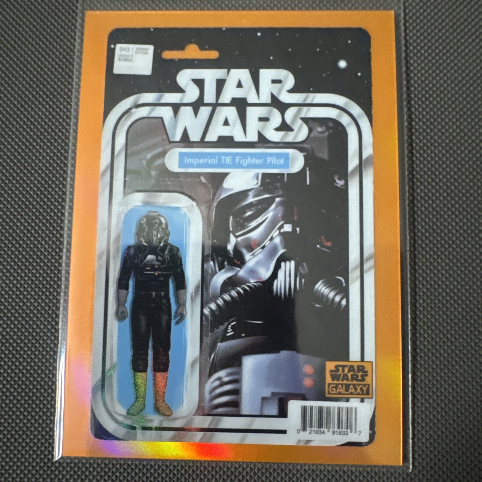 Imperial TIE Fighter Pilot #VC-20 Star Wars 2026 Topps Galaxy Chrome ComicFractor trading card — raw and PSA graded price guide