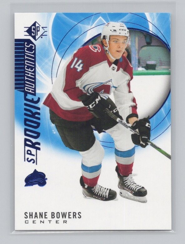Shane Bowers 2020-21 SP #108 Blue Colorado Avalanche