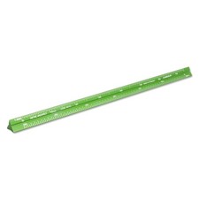 Alumicolor Aluminum Architect Metric Pocket Drafting Scale, 15CM, Green