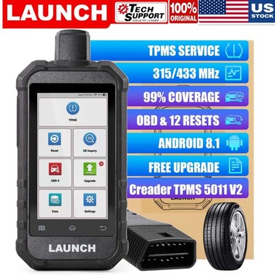 LAUNCH Creader TPMS 5011 V2 TPMS Relearn Tire Pressure Sensor Programing Scanner