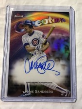 2025 Topps Finest Ryne Sandberg Creators AUTO #CAV-RS Chicago Cubs