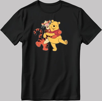 DISNEY WINNIE THE POOL V2 BLACK T SHIRT 
