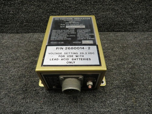 VR-1010-24-2C (Alt: 2680014-2) Aerospace DC Voltage Regulator