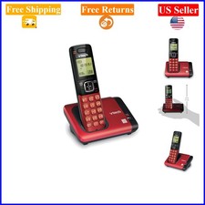 CS6719-16 Red DECT 6.0 Cordless Phone with Caller ID  Call Waiting