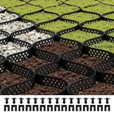 VEVOR Ground Grid 2Inch Depth Geocell Grid 16.4x6.5 FT / 5000x1980 mm for Gravel