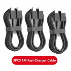 3PCS 1M USB-C to USB-C 100W PD Fast Charging Cable for Samsung Type-C Devices
