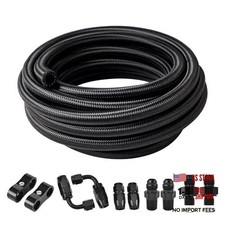 6AN Fuel Line Kit, Transmission Cooler Line Kit for 4L60E 4L65E, AN6 Nylon