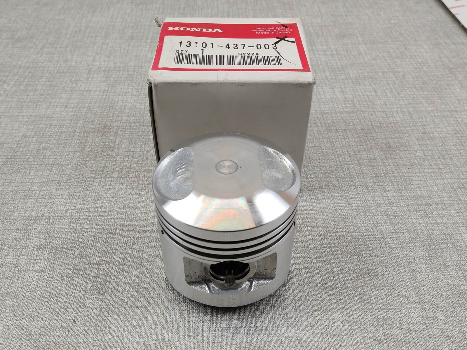 Kit piston moteur Honda XL125S standard D56.5 mm référence 13101-437-003