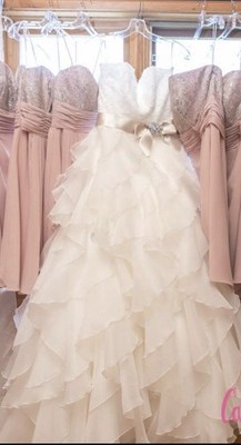 Paloma Blanca A-Line Wedding Dress Style 4363