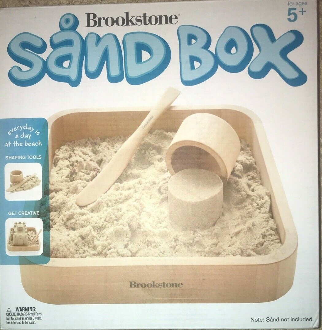 brookstone kinetic sand box