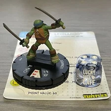 WizKids Heroclix TMNT 028 Leonardo Super Rare