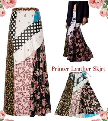 ZAR Printed Leather Skirt Limited Edition, S/Small (runs ZAR Printed Leather Skirt Limited Edition, S/Small (runs