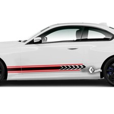 M Performance Rocker Panel Side Stripes Vinyl Decals Fits Bmw G F Series