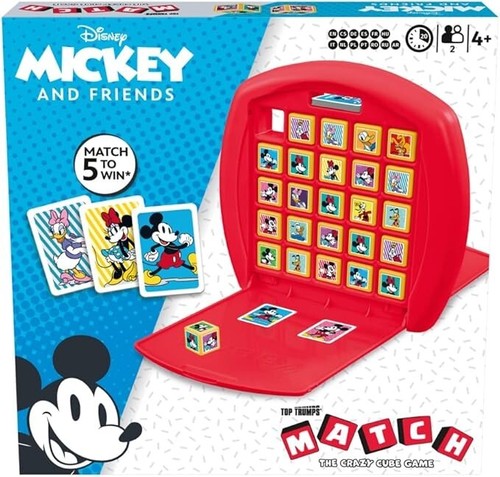 Top Trumps Mickey and Friends Match The Crazy Cube Game New - Picture 1 of 6