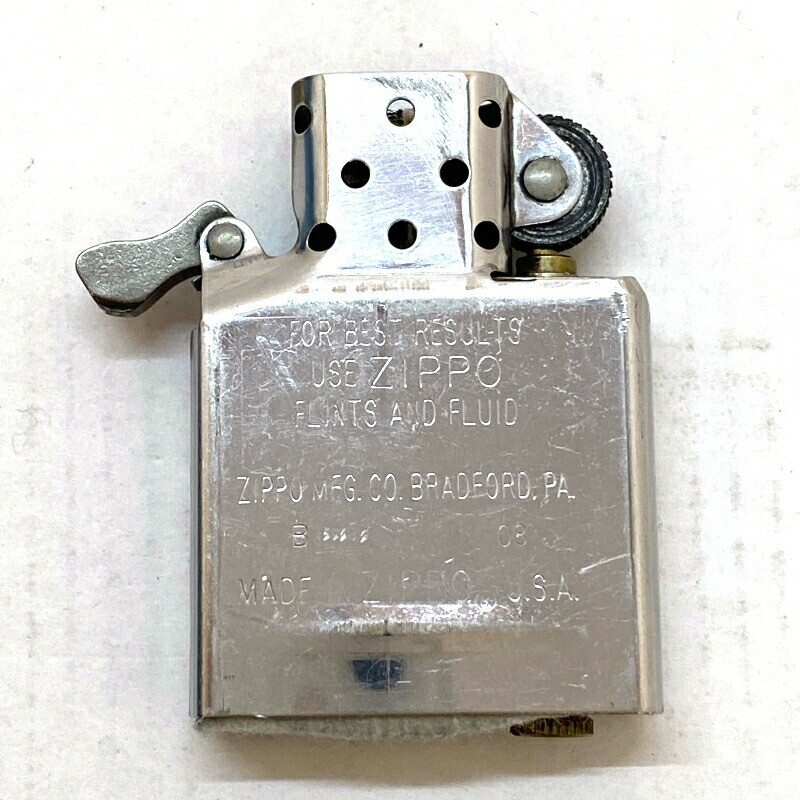 Zippo ZIPPO Lighter Bottomz Up Bottomz Up 2008 Silver Oil Lighter