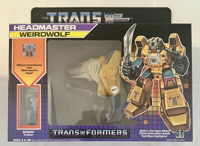 Transformers G1 Decepticon Headmaster Weirdwolf Sealed *In The USA*