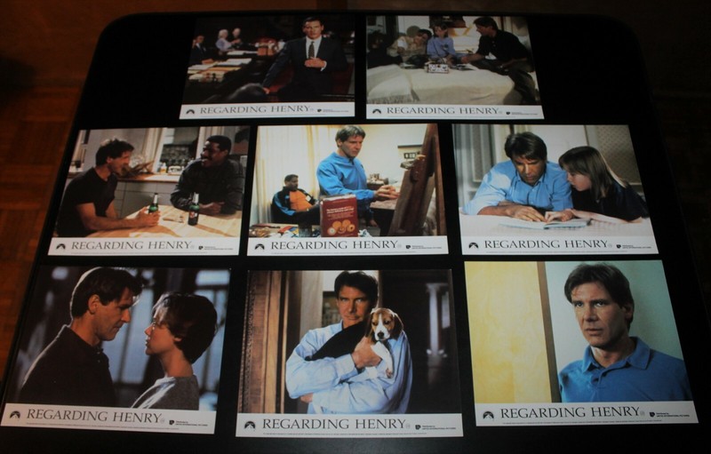 REGARDING HENRY Lobby Card Set Harrison Ford, Annette Bening
