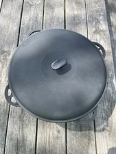 8L Cast Iron Cauldron Kazan WOK with Lid