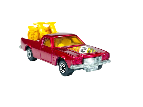Matchbox Lesney Superfast MB60 Holden Pick-up Yellow Motorcycles w/J Style Box - Picture 6 of 12