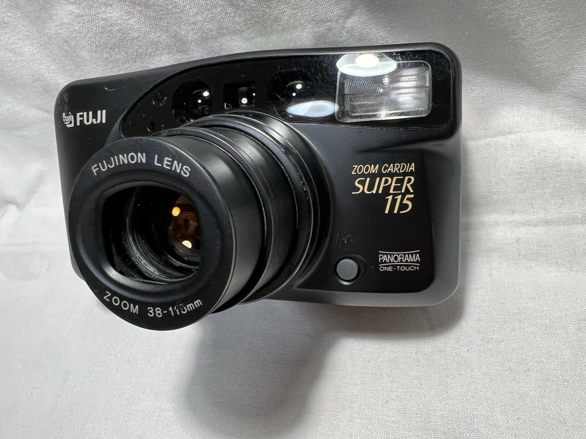 FUJI　FILM　zoom cardia super115 EXC+3】FUJI ZOOM CARDIA SUPER 115 35mm Point & Shoot Film Camera