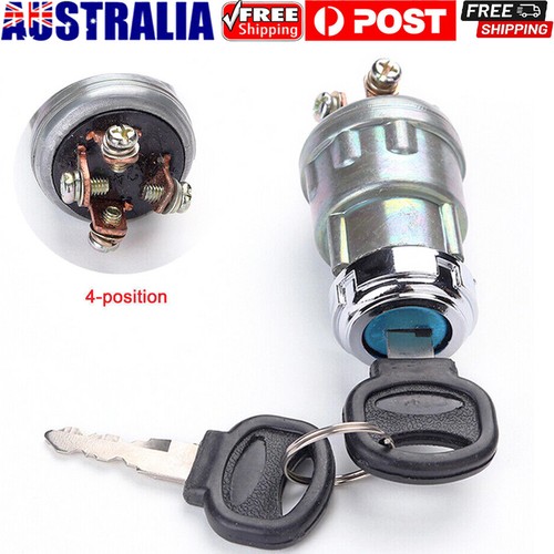 Dumper Keys Key Ignition MGI SpeedWare 4-Position Universal Ignition Key Switch For 12v Car Truck Tractor Trailer E 1113291 Ifor Williams Trailer Parts - Foto 7