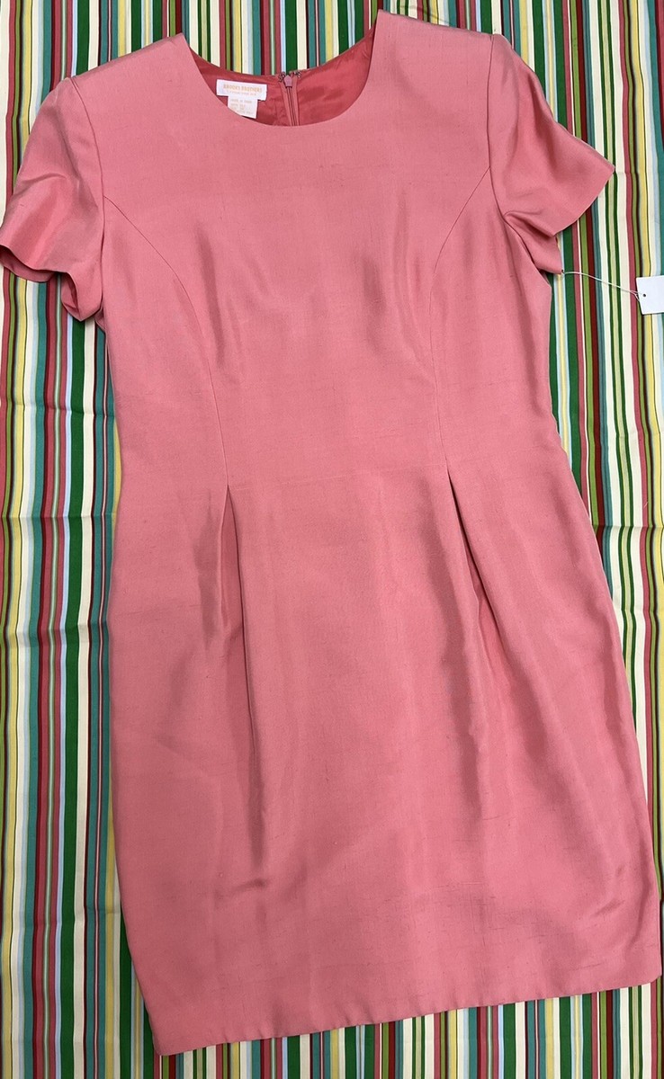 brooks brothers pink dress Belted Shirt Dress