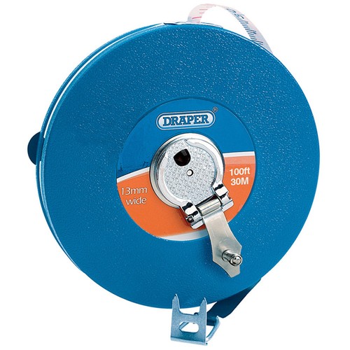 Draper 30m Metre 100ft Feet Long Fiberglass Measuring Metric Measure Tape 816 Ebay