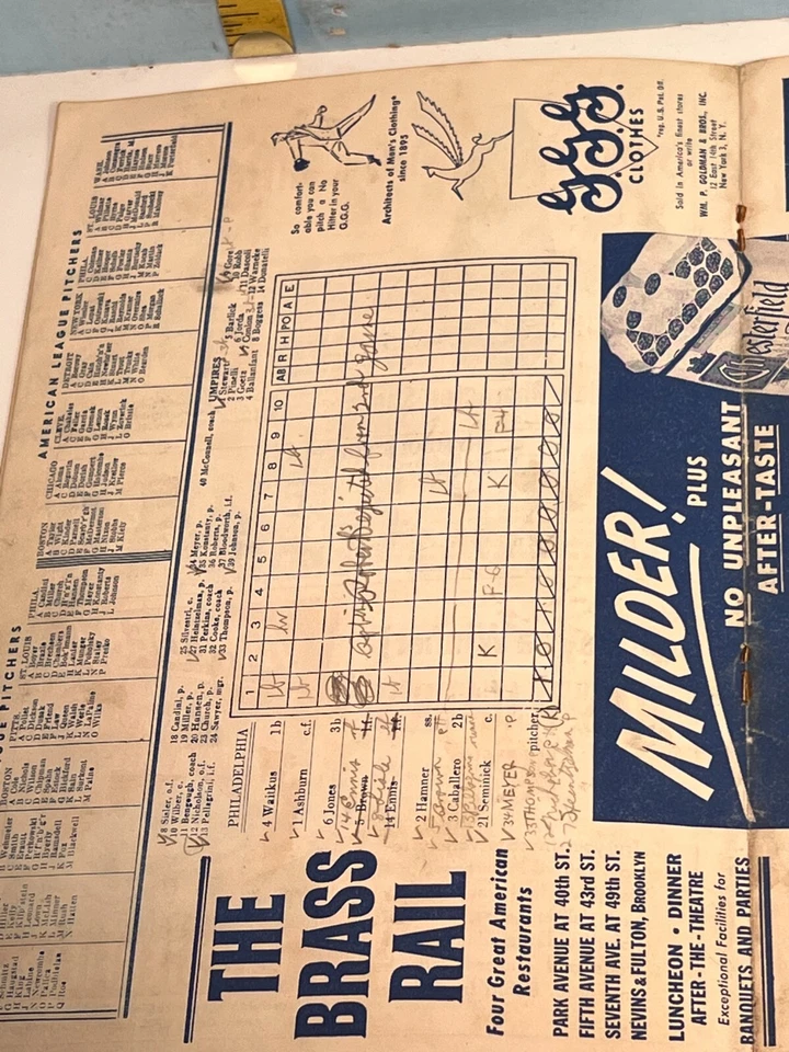 1986 Albany Senators Old Timers Day Hawkins Stadium Baseball Program - Image 2 of 4