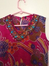 Girls Dress Top Shirt Kurta kurti Kameez Size 3-4 Years Multi Color