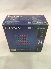 NEW 10 Pack of SONY IBM Formatted MFD 2HD Double Sided 3.5" Micro FLOPPY DISK