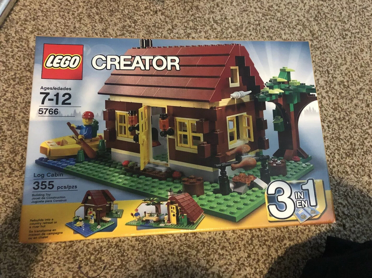 lego log cabin