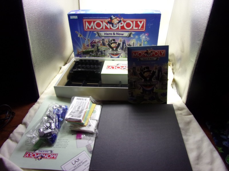 Monopoly Board Game Here & Now Edition by Parker Brothers 2006 Complete