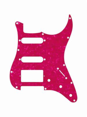 Pickguard E-Gitarre I Standard 11-Loch 2-lagig Pink Pearl HSS