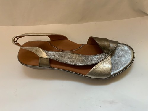New L'Amour Des Pieds Women's Crotono Low Wedge Slingback Sandal Bronze size 10