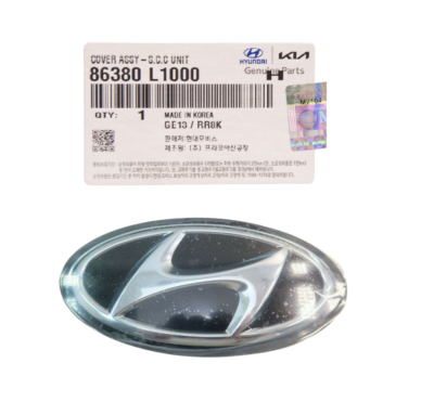GENUINE OEM Hyundai Kia Cover Assy S.C.C Unit Front Grille Emblem 86380L1000