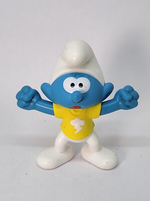 Figurine Schtroumpf Colérique McDonald's 2018 - Occasion Très Bon état, Collector BD