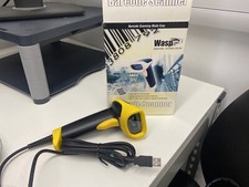 Image of Wasp WDI4500 Handheld Barcode Scanner - Black, Yellow - 1D, 2D - Imager