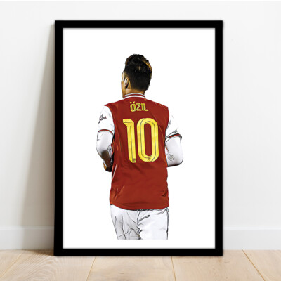 Wallpaper Mesut Ozil Trikot ARSENAL MESUT OZIL FRAMED FOOTBALL