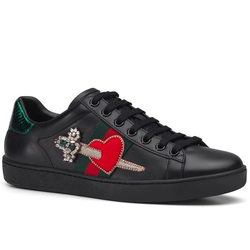 gucci heart sneakers